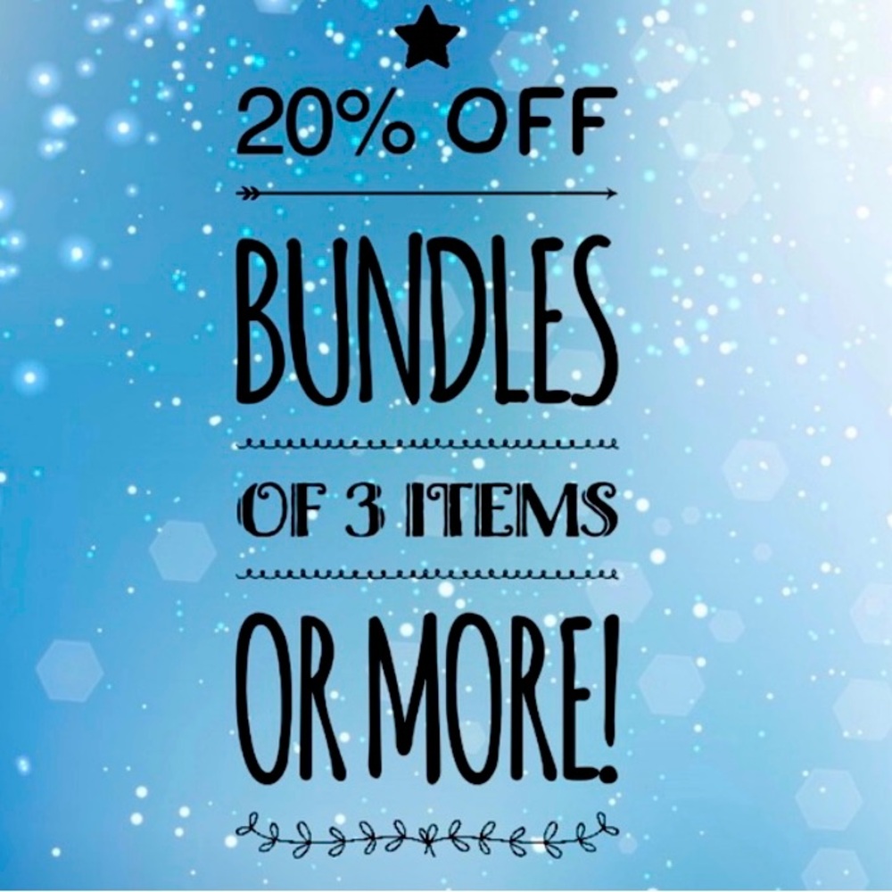 Bundle items and save!